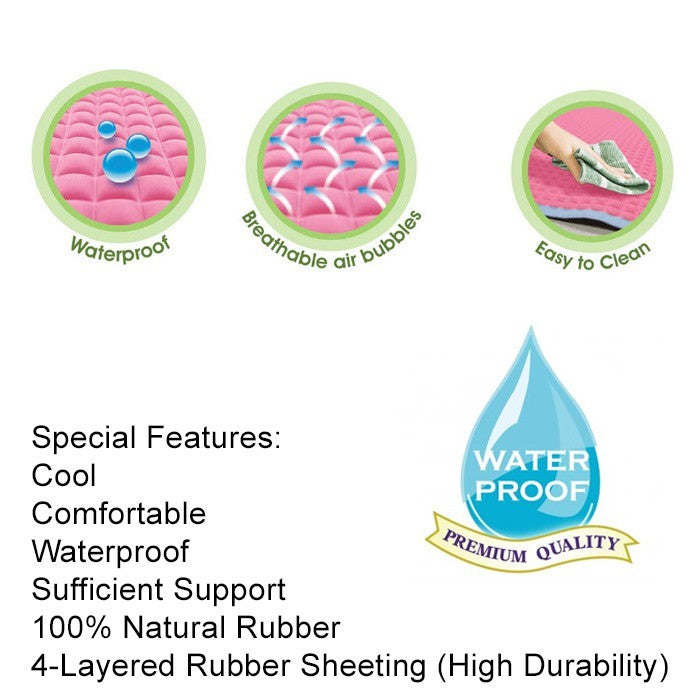Nemobaby Premium Air-Filled Rubber Cot Sheet Waterproof Mat