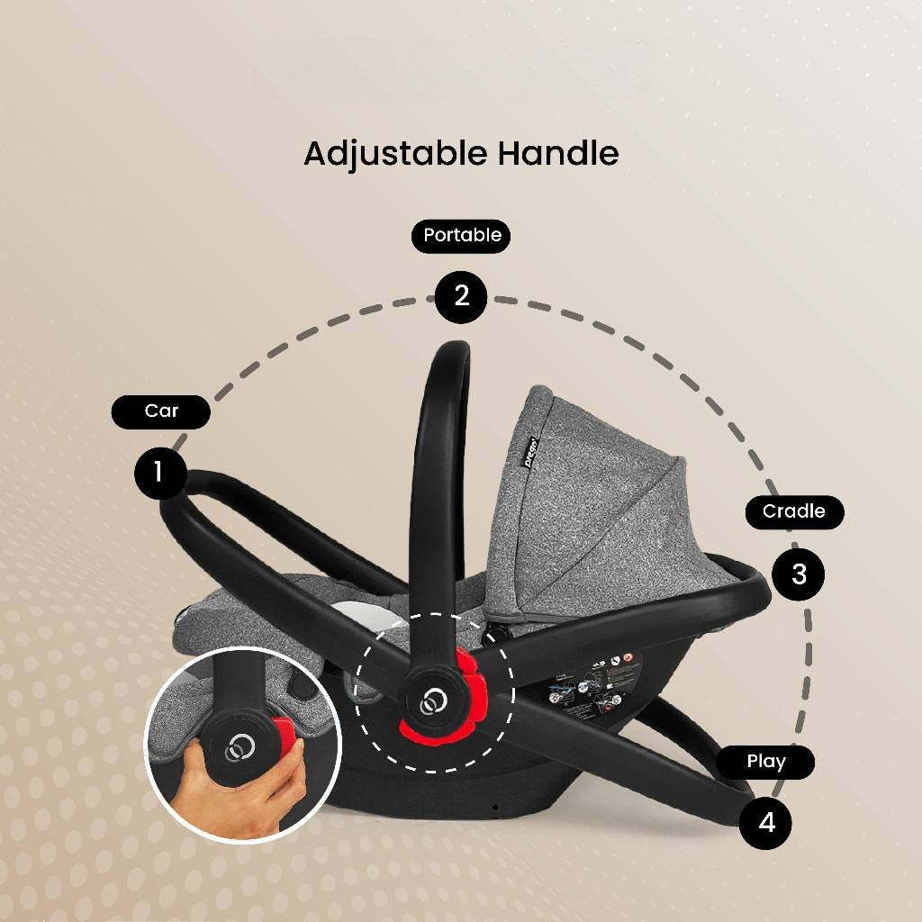 Prego Baby Airmax Infant Portable Car Seat Carrier 0-13KG