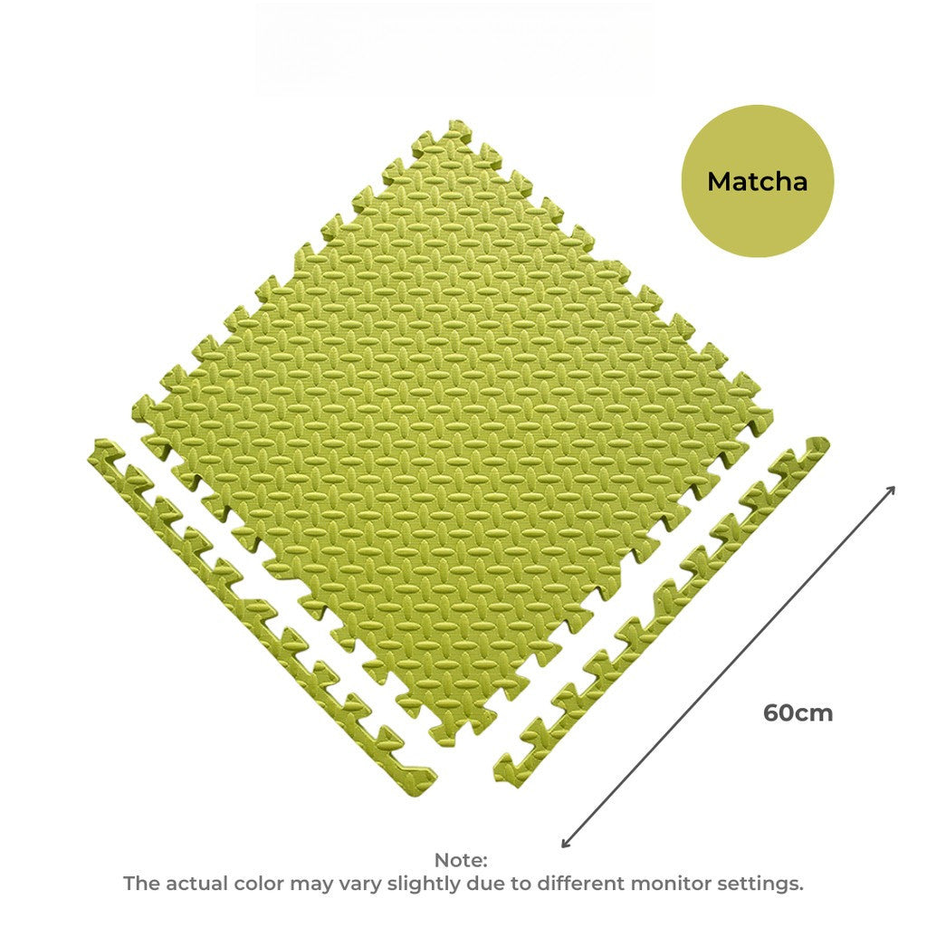 Mums Choice Baby Foam Puzzle Playmat | Double Side Playtime Soft Crawling Floor Mat Child Safety Kids Gift Station