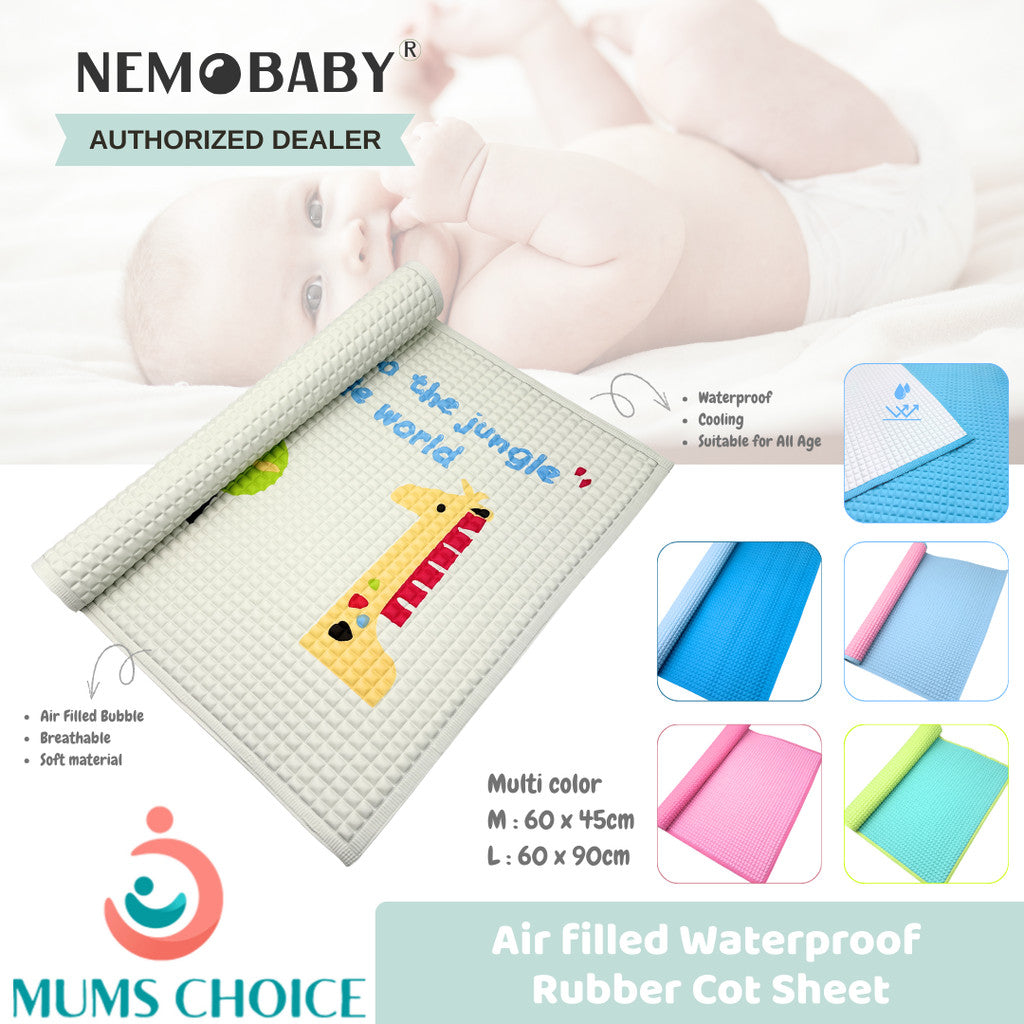 Nemobaby Premium Air-Filled Rubber Cot Sheet Waterproof Mat