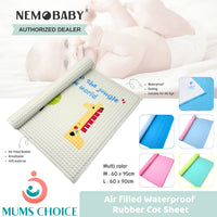Nemobaby Premium Air-Filled Rubber Cot Sheet Waterproof Mat