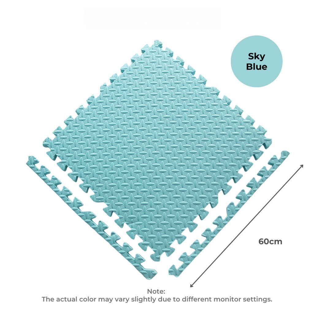 Mums Choice Baby Foam Puzzle Playmat | Double Side Playtime Soft Crawling Floor Mat Child Safety Kids Gift Station