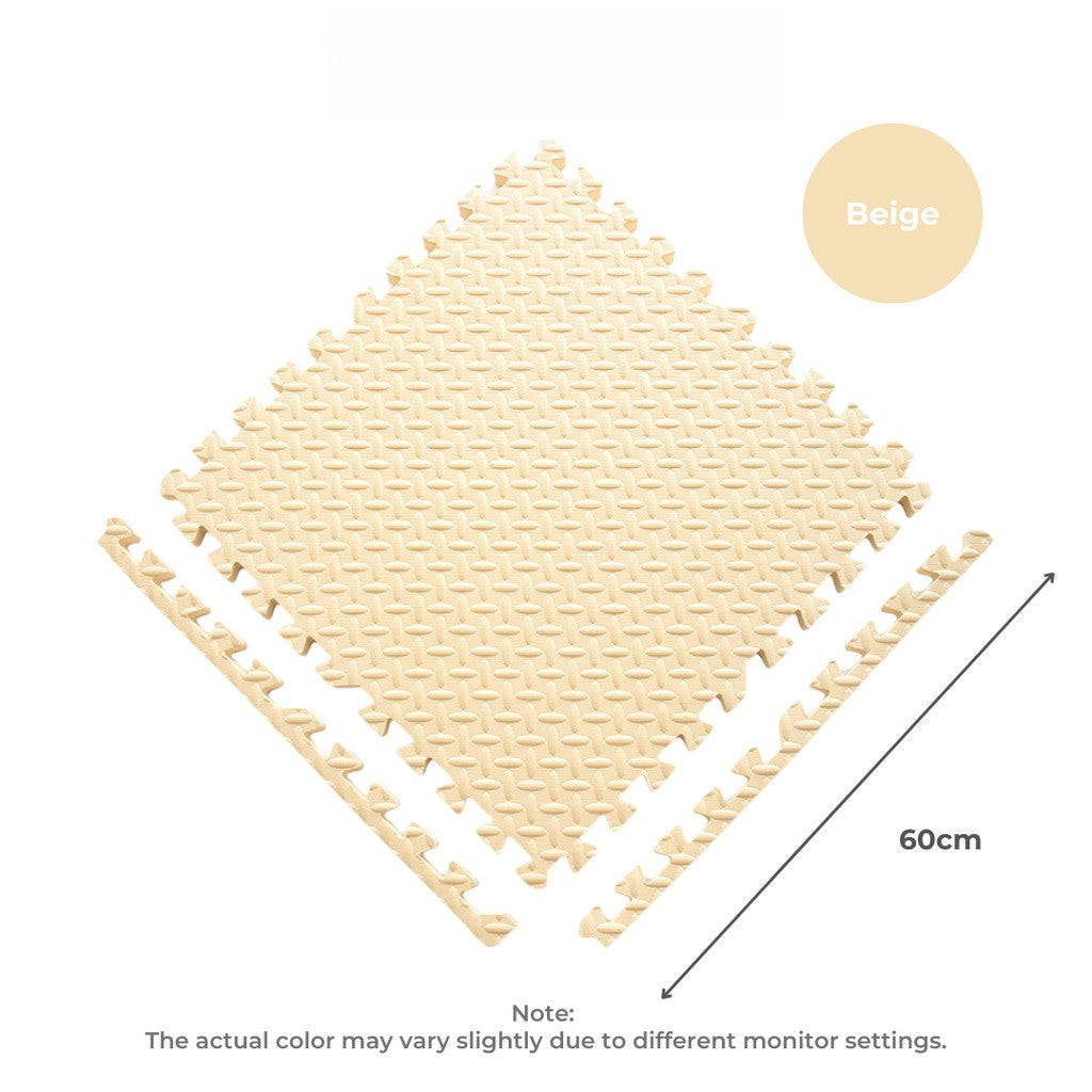 Mums Choice Baby Foam Puzzle Playmat | Double Side Playtime Soft Crawling Floor Mat Child Safety Kids Gift Station