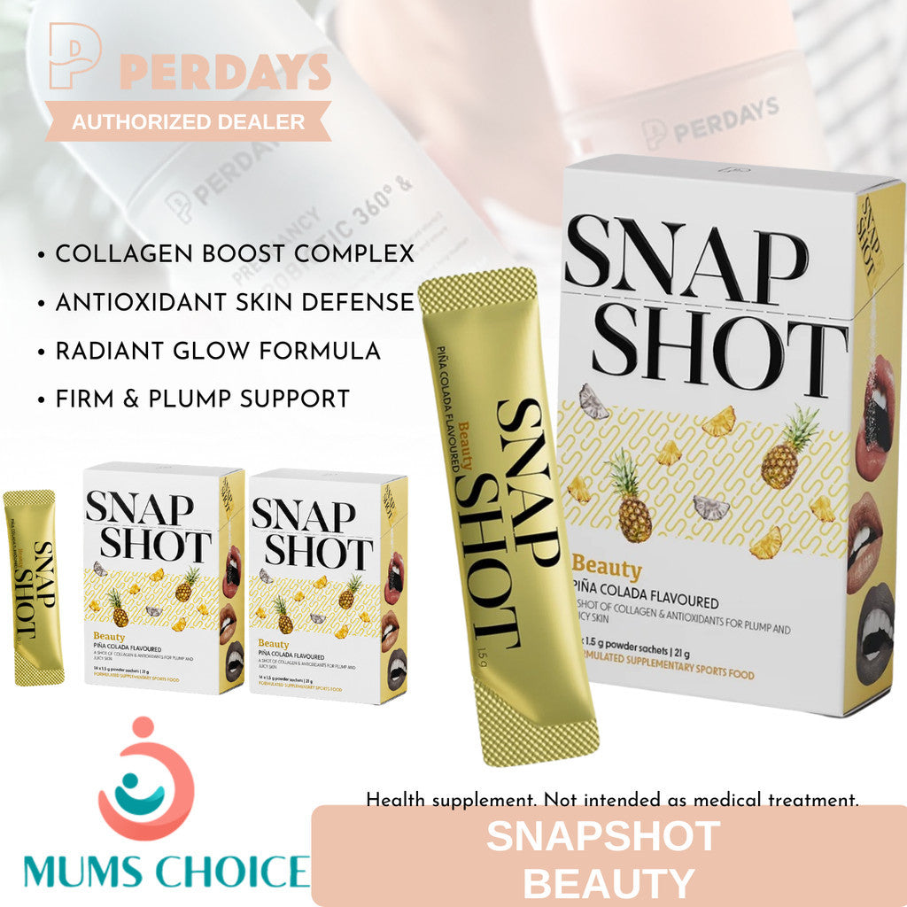 PERDAYS SNAP SHOT Beauty - Marine Collagen & Antioxidants for Plump, Radiant Skin - 20 Sachets