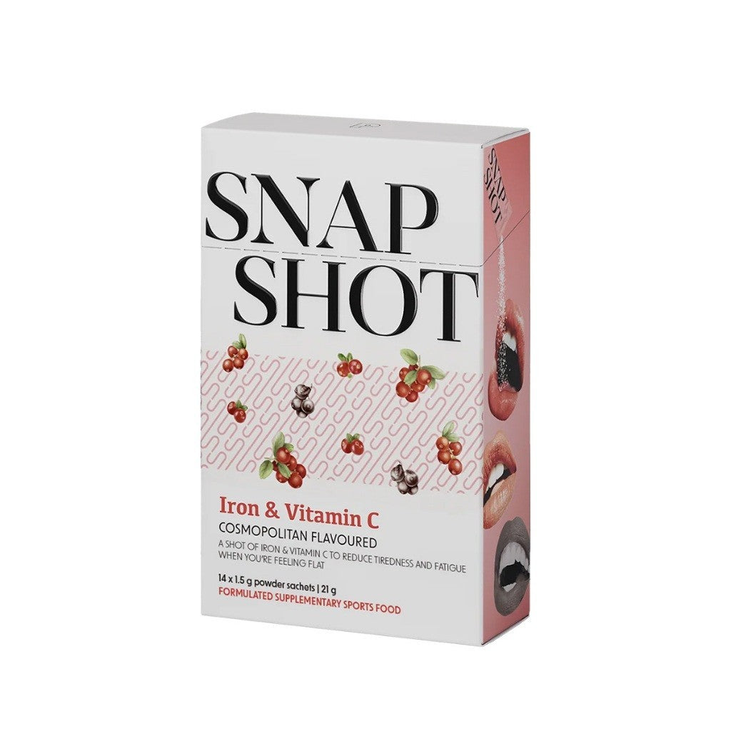 PERDAYS SNAP SHOT Iron & Vitamin C - Energy, Immunity & Fatigue Support - 20 Sachets