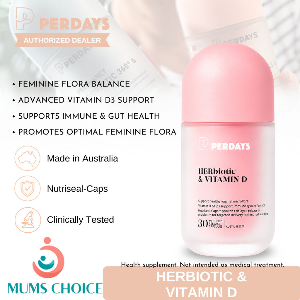 PERDAYS HERbiotic & Vitamin D - 30 Capsules
