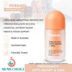 PERDAYS Opti-Smart DHA for Pregnancy - Brain & Vision Support - 60 Capsules