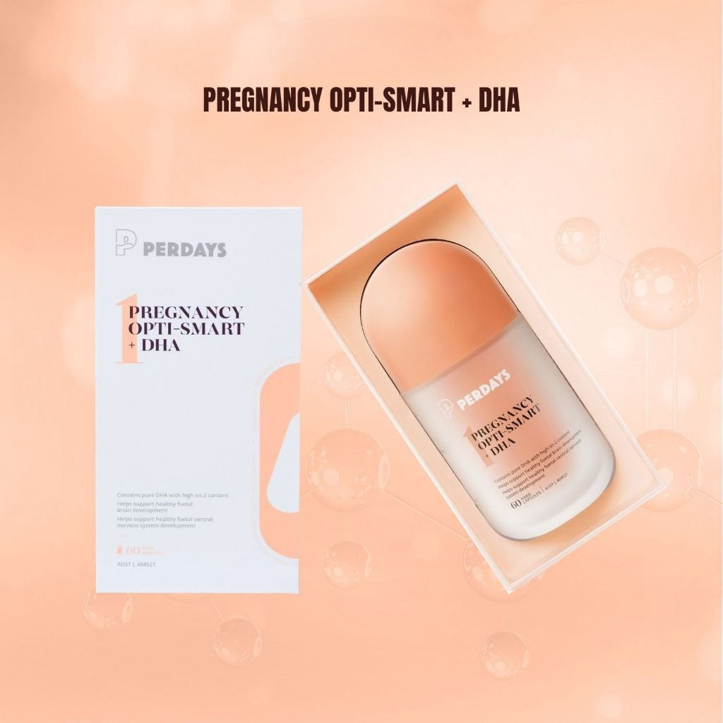 PERDAYS Opti-Smart DHA for Pregnancy - Brain & Vision Support - 60 Capsules