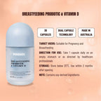 PERDAYS Breastfeeding Probiotic & Vitamin D – Supports Gut Health & Helps Prevent Mastitis - 30 Caps