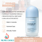 PERDAYS Probiotic 360 & Vitamin D Plus - 30 Capsules