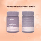 PERDAYS Activated Folate – Folate & B-Vitamins Support for Preconception & Pregnancy - 60 Tabs
