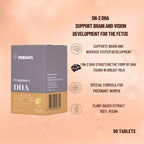 PERDAYS Pregnancy DHA  - Sn2 DHA - Brain & Eye Development Support - 60 Capsules