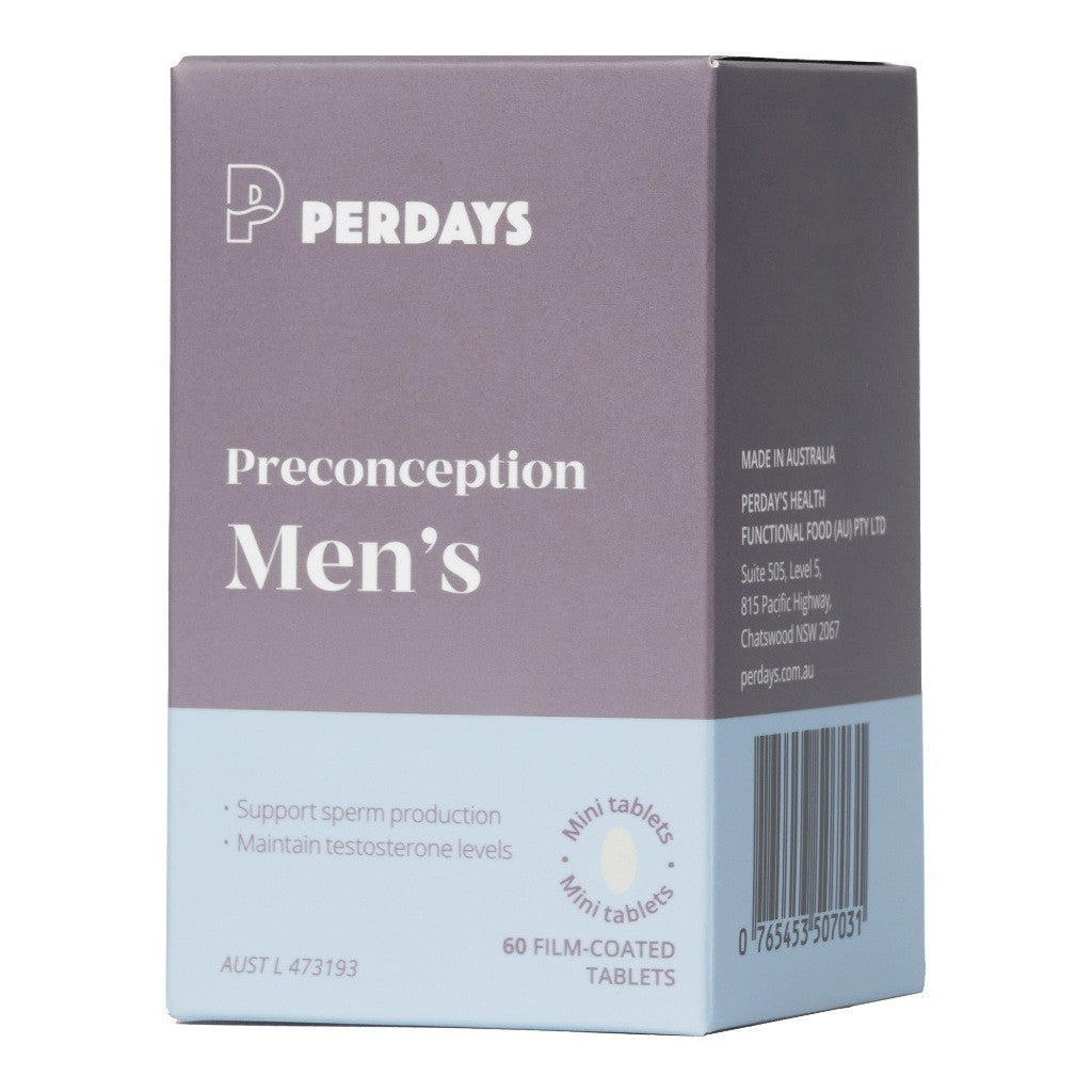 PERDAYS Preconception Men's - 60 Capsules