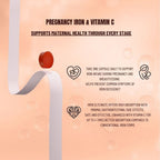 PERDAYS Pregnancy Iron + Vitamin C – Iron Supplement for Pregnant Women - 30 Tabs