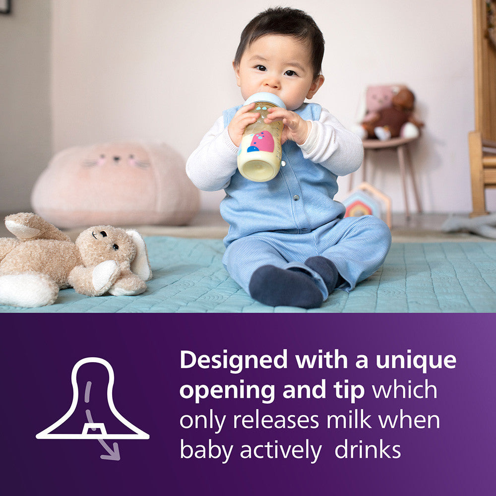 Philips Avent Welcome Baby Gift Set with Natural Response PPSU Bottles (SCD849/01) - Baby Kingdom
