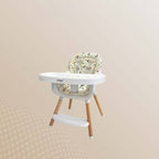 Prego Baby Angsana Beechwood High Chair Feeding