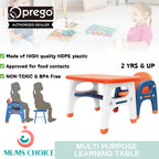 Prego Baby Dino Kids Learning Table Chair For Study Meal Time