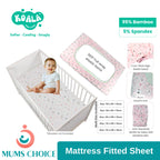 Koala Living ultra soft baby mattress fitted sheet with 360degree full wrap
