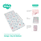 Koala Living ultra soft baby mattress fitted sheet with 360degree full wrap