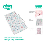 Koala Living ultra soft baby mattress fitted sheet with 360degree full wrap
