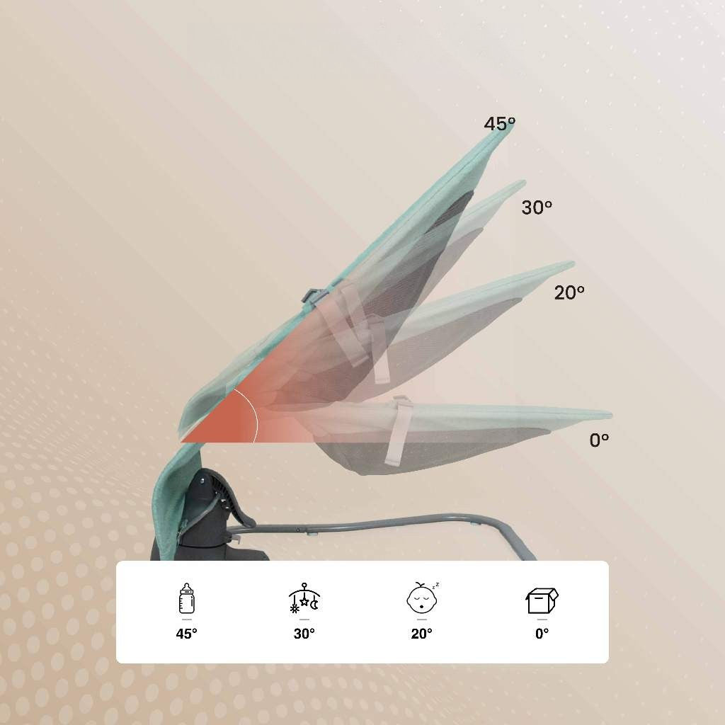 Prego Baby Sierra Smart Sensor Electric Baby Swing (0-13kg)