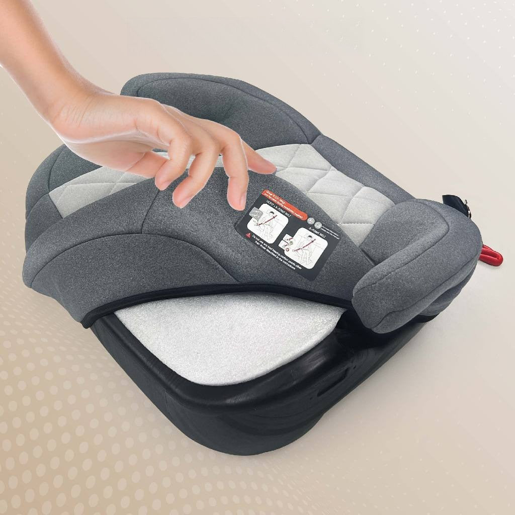 Prego Baby Mini Backless ISOFIX Booster Car Seat 22-36kg