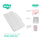 Koala Living ultra soft baby mattress fitted sheet with 360degree full wrap