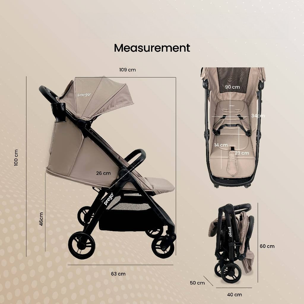 Prego Baby Titan Travel Stroller (0-22kg)