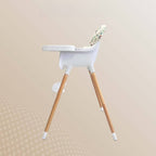 Prego Baby Angsana Beechwood High Chair Feeding