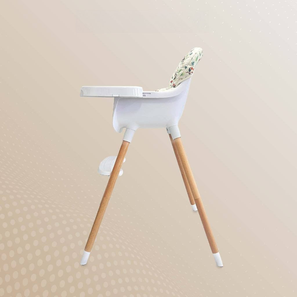Prego Baby Angsana Beechwood High Chair Feeding