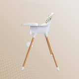Prego Baby Angsana Beechwood High Chair Feeding