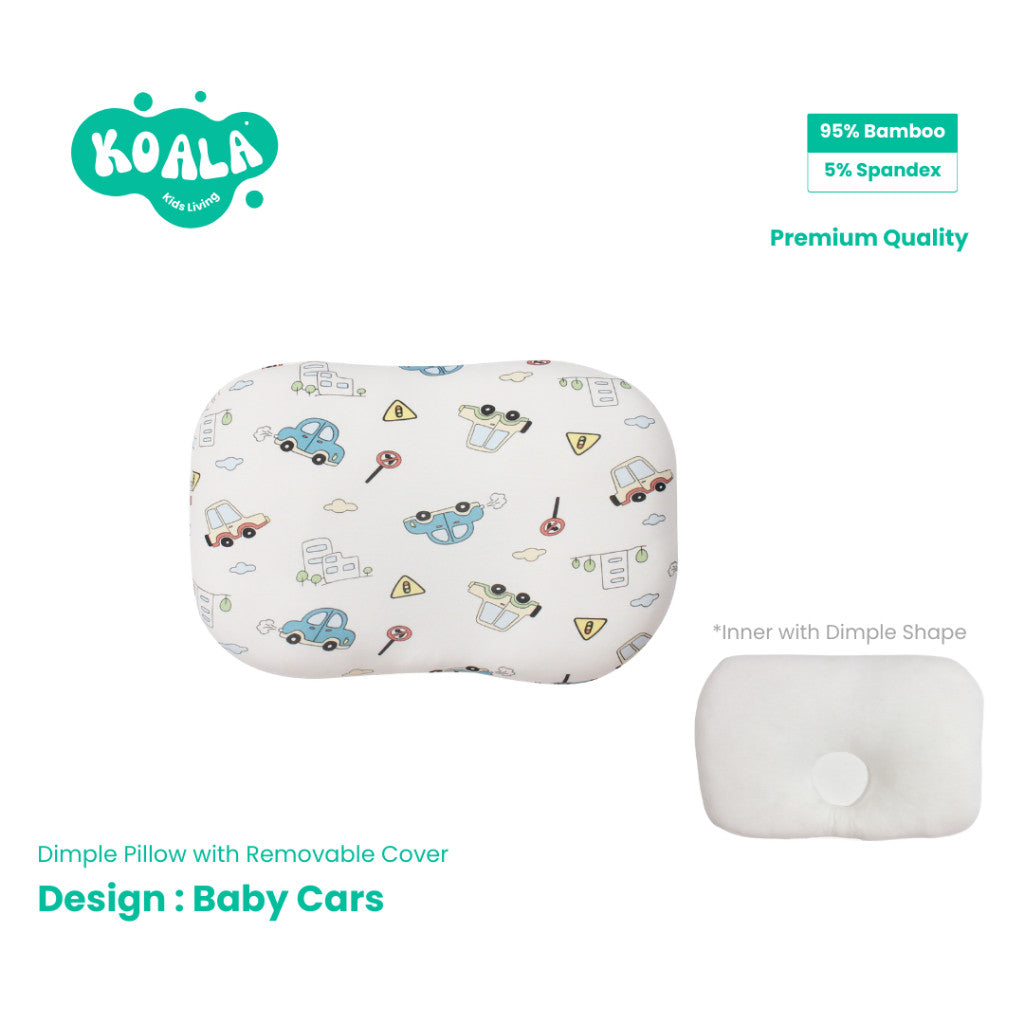 Koala Living Ultra soft Infant Dimple Pillow 95%Bamboo + 5%spandex