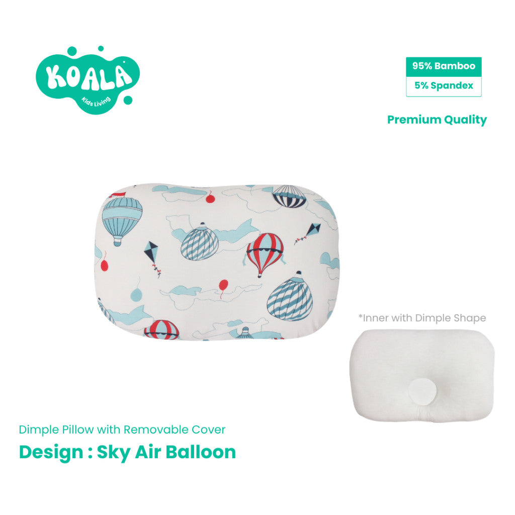 Koala Living Ultra soft Infant Dimple Pillow 95%Bamboo + 5%spandex