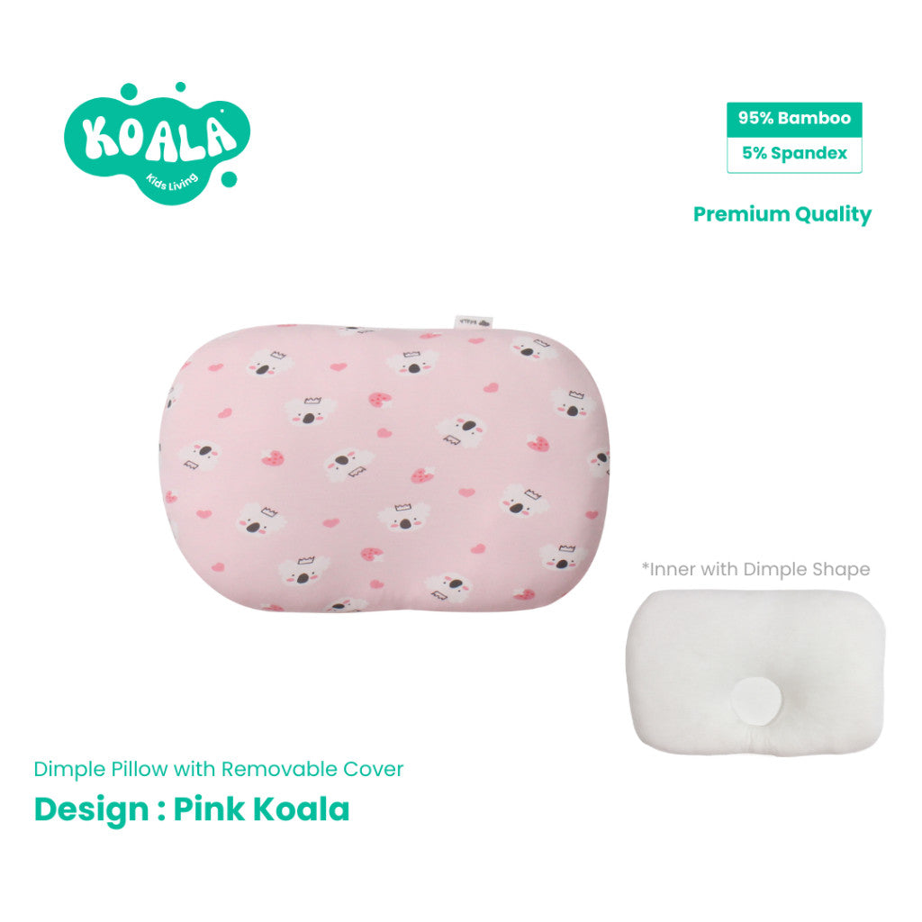 Koala Living Ultra soft Infant Dimple Pillow 95%Bamboo + 5%spandex