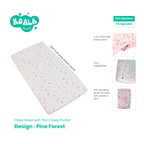 Koala Living ultra soft baby mattress fitted sheet with 360degree full wrap