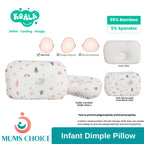 Koala Living Ultra soft Infant Dimple Pillow 95%Bamboo + 5%spandex