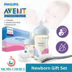 Philips Avent Welcome Baby Gift Set with Natural Response PPSU Bottles (SCD849/01) - Baby Kingdom