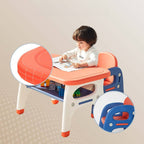 Prego Baby Dino Kids Learning Table Chair For Study Meal Time