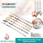 Mums Choice Silicone Pacifier Chain w/ Clip