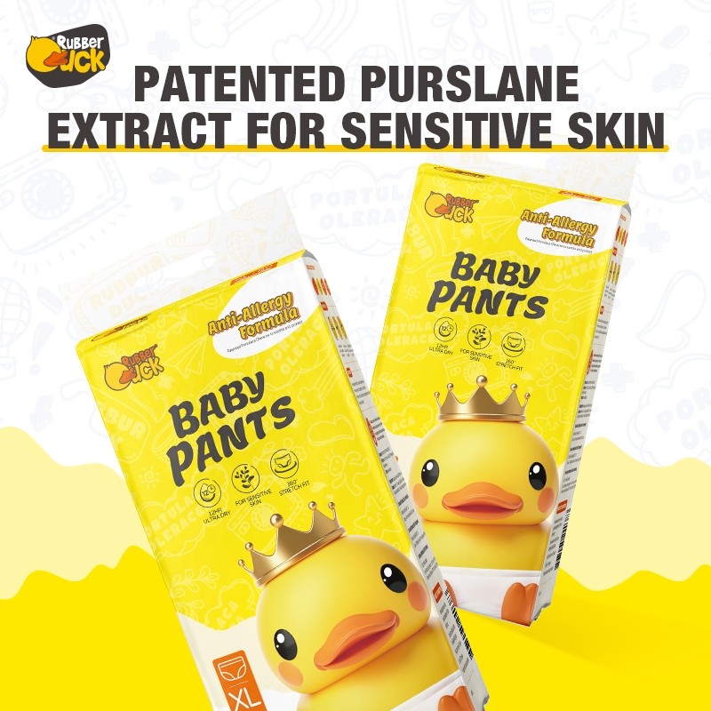 Mums Choice HK Rubber Duck baby diapers / pants Ultra Breathable, Skin-Friendly, High Absorption Taped or Pants