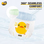 Mums Choice HK Rubber Duck baby diapers / pants Ultra Breathable, Skin-Friendly, High Absorption Taped or Pants