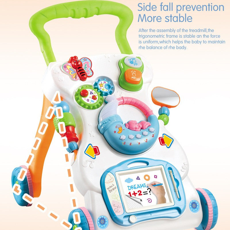Gift Station Children Music Push Walker (with Weight Tank )