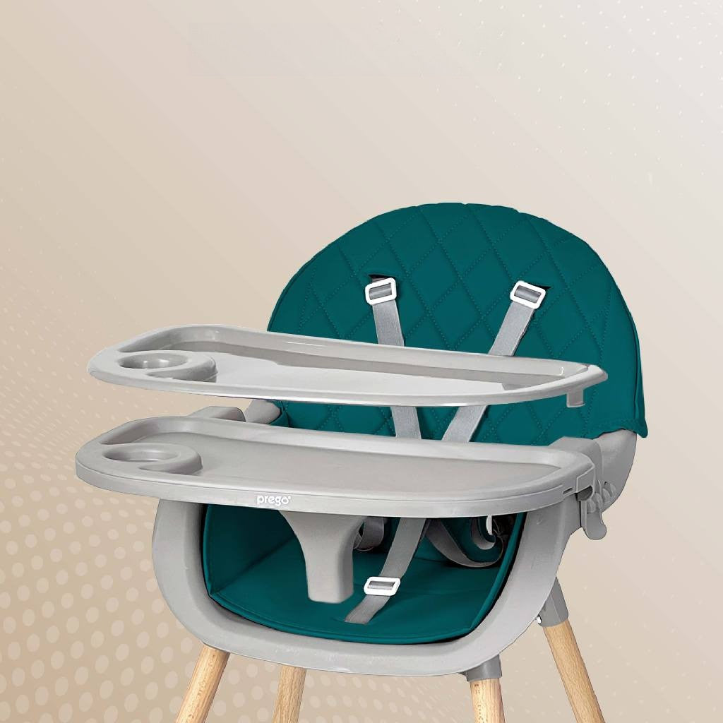 Prego Baby Bee High Chair Beech Wood