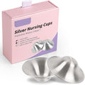 Mums Choice Silver Nursing Cups  1 Pair ( 2 Sizes )