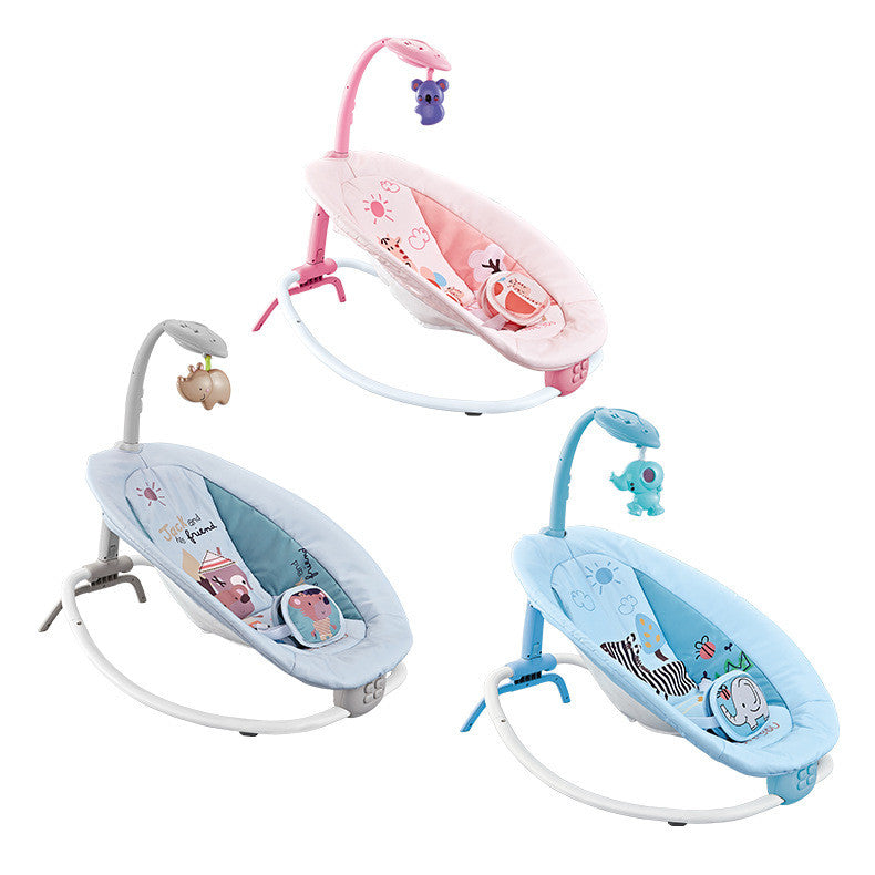 Gift Station Baby Multifunction Foldable Rocking Chair with Music, Vibration & Projection