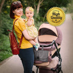 Mums Choice Waterproof Baby Diaper Bag with Changing Station Portable Large Capacity Mommy Bag