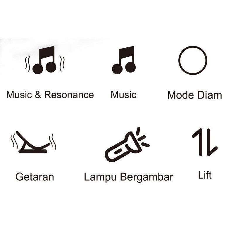 Gift Station Baby Multifunction Foldable Rocking Chair with Music, Vibration & Projection