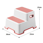Mums Choice Wider Dual-Height 2-Step Stool for Kids