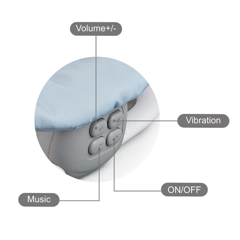 Gift Station Baby Multifunction Foldable Rocking Chair with Music, Vibration & Projection