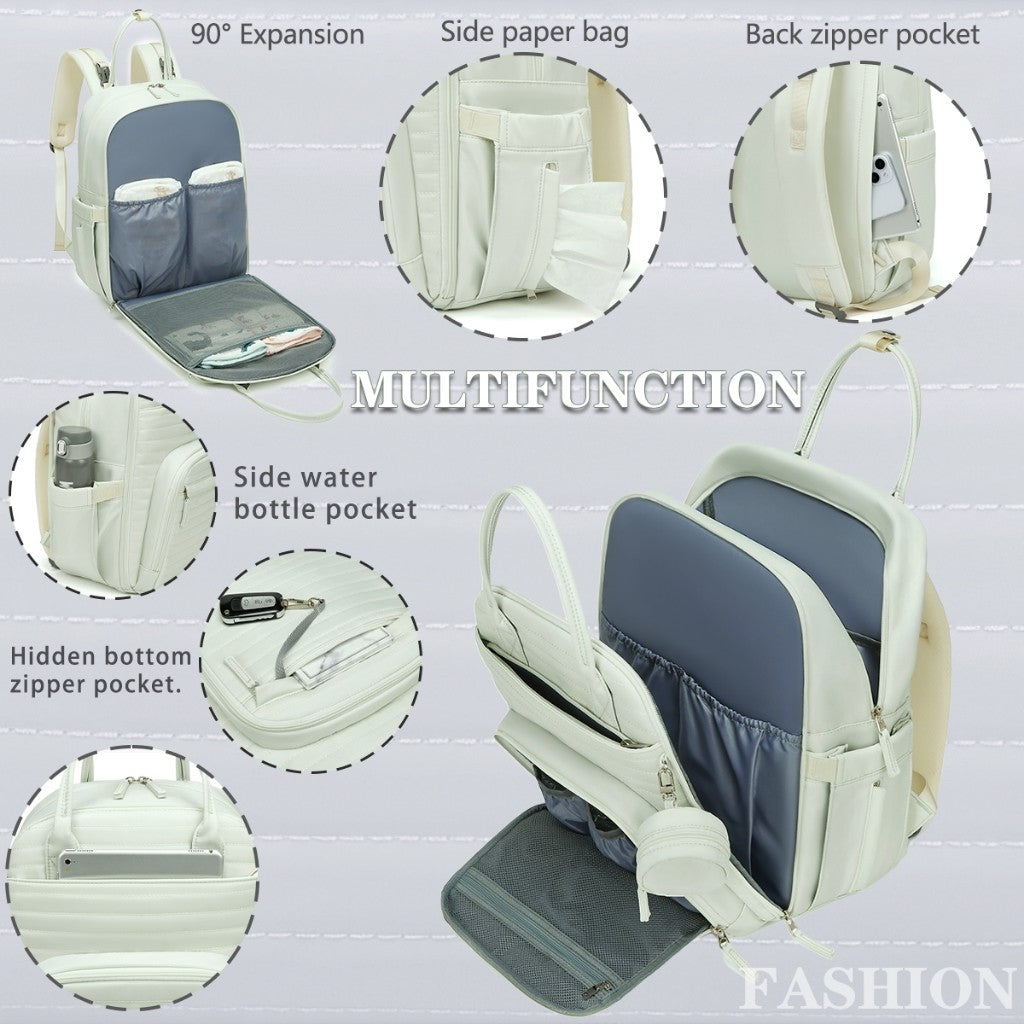 Mums Choice Waterproof Diaper Bag with Adjustable Padded Strap & Changing Mat SC208